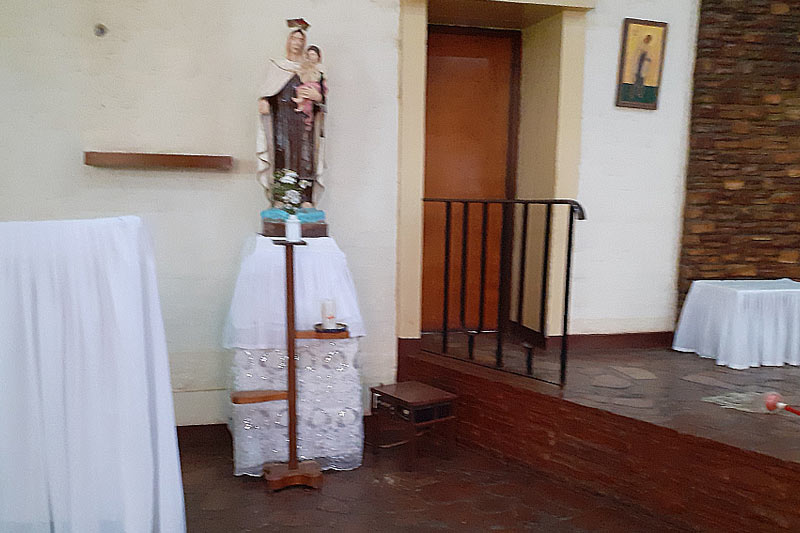 CCarmel de Lubumbashi statue de la vierge